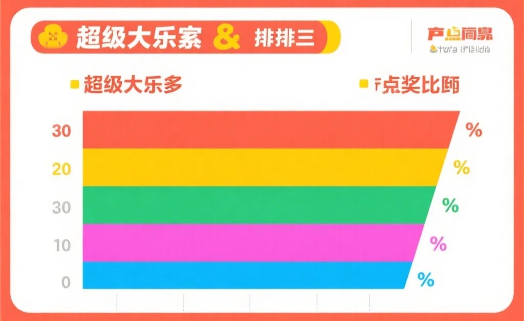 大乐透和排列三中奖概率对比信息图